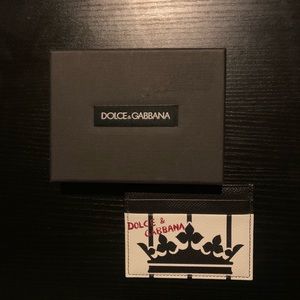 D&G King Crown Cardholder Wallet